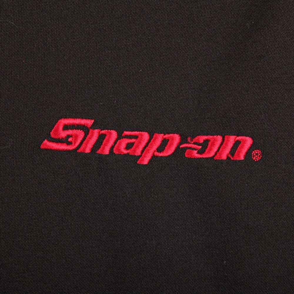 Snap On Hoodie Pullover Mens XL Black Gray Red Quarter Zip Kangaroo Pocket Work - Picture 3 of 11